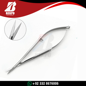 Tijeras Micro Spring con Punta Afilada, Nuevas Tijeras de Acero Inoxidable con Hoja Curva para Cutículas/Piel Muerta Estilo Ruso - Product Image 5