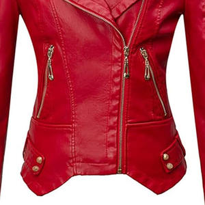 Chaqueta de cuero genuino de primera calidad con diseño elegante Costura duradera Ajuste cómodo. Para ropa informal o formal Talla XS - Product Image 5