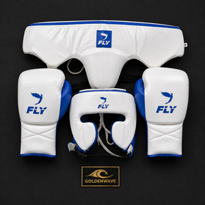 Brand New Professional Fly Leather Boxing Gloves Head <b>Groin</b> <b>Protector</b> Set Breathable Durable Eco-Friendly Custom Brand Green - Product Image 1