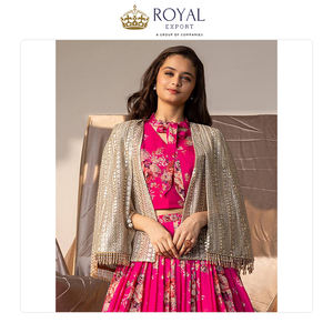 Vente dans le monde entier Qualité assurée Robes de mariée légères pour enfants Lehenga Choli avec Georgette Travail à vendre - Product Image 3