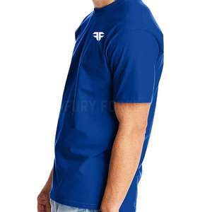 Camiseta de hombre en blanco personalizada de alta calidad 100% algodón directo de la mejor fábrica de camisetas de materiales de Pakistán - Product Image 2