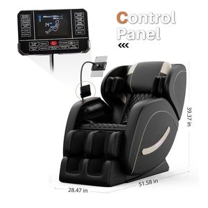 Sillón de Masaje con Shiatsu de Cuerpo Completo, Reclinable, con Terapia de Calor, Rodillo para Pies, Estiramiento Tailandés, Altavoces Bluetooth, Purificación de Aniones - Product Image 2