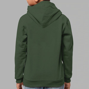Sudadera con Capucha Juvenil Personalizada OEM, Sudadera de Forro Polar Verde Oliva, Sudadera Cruzada para Niños, Capucha de Seguridad, Venta al por Mayor de Fábrica, MOQ Bajo, Ropa al por Mayor - Product Image 3