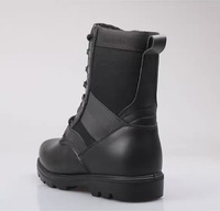 Newlesale bottes cuir sécurité Protection incendie Ultra léger garde de sécurité bottes d'inspection chaussures EVA caoutchouc BT204
