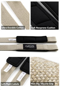 Heavy Lifts Grip Support Neoprene Padded Custom Logo & Color Non-Slip <b>Lifting</b> <b>Strap</b> Premium Quality Glitter Patch <b>Lifting</b> <b>Straps</b> - Product Image 2