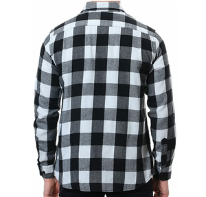 Camisas de franela de moda con estilo de diseñador para hombre, camisas de franela de algodón 100% de peso Lite multicolor de moda de alta calidad - Product Image 4