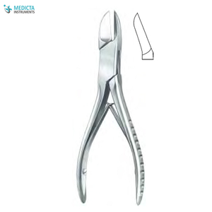 Liston-Pinzas de corte de hueso, instrumentos ortopédicos curvados de 14cm - Product Image 3