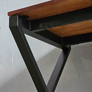 Contemporary Minimalist Rubberwood <b>Foldable</b> <b>Desk</b> 140x60cm <b>Office</b> & Bedroom Use - Product Image 6