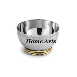 Tendance Design Dessert Bol De Service En Acier Inoxydable Argent Couleur Dates Dessert Bol De Service Par Home Arts - Product Image 2