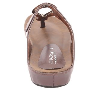 รองเท้าแตะผู้หญิงแบบนุ่ม (H6) - สีน้ำตาล - Product Image 4