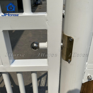 屋外竹鋼構造馬設備安定した馬安定したサイドパーティションホースストールパネル - Product Image 6