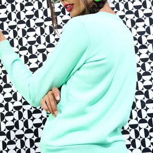 Women's Premium Quality Printed Sweatshirt Autumn/Winter Hip Hop Style 100% Cotton Breathable with Front Logo Knitted Fabric - Product Image 4