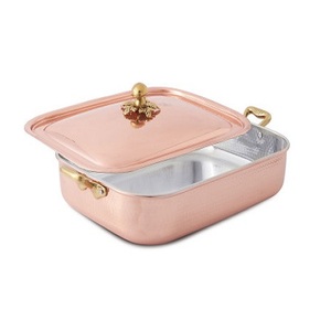 Tapa de Olla de Cocina de Cobre Martillado de Calidad Superior, Tamaño Personalizado, Forma Redonda, Tapa de Kadai para Cocinar Alimentos a Bajo Precio - Product Image 3
