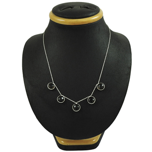 สร้อยคอพลอยประณีต100% ควอตซ์สีควันธรรมชาติหรูหราสร้อยคอ925สเตอร์ลิงทำด้วยมือของขวัญสำหรับเธอขายส่ง - Product Image 2