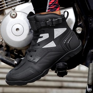 Botas de moto antideslizantes impermeables, equipo de protección para motociclistas resistente al desgaste, botas de Motocross para montar en invierno - Product Image 5