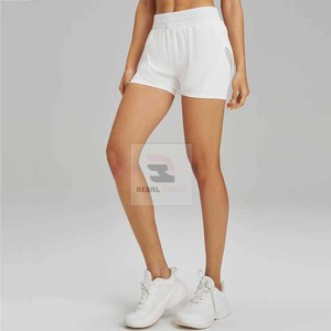 Short de sport unisexe double couche Fitness Running Gym Yoga Shorts avec poche - Product Image 2