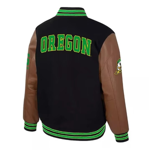 Blouson aviateur pour homme de qualité supérieure, fabriqué aux États-Unis, style baseball polyvalent, vêtements d'extérieur, broderie personnalisée, lettrage, personnalisation en gros - Product Image 2