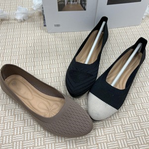 أحذية مسطحة غير رسمية للنساء ، أحذية مكتب قماشية مرنة ، أحذية باليه مريحة قابلة للتخصيص للنساء والسيدات بالجملة - Product Image 5