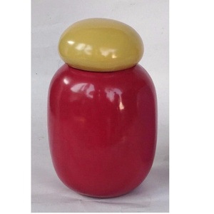 โถใส่เถ้ากระดูกทาสีเคลือบรูปทรงกระบอกใหม่ล่าสุดโถใส่เถ้ากระดูกที่ระลึกในราคาไม่แพงมีให้เลือกทุกสี - Product Image 3