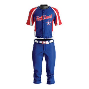 Conjuntos de uniformes de béisbol directos de fábrica, ropa de equipo OEM personalizada con impresión por sublimación y cumplimiento rápido de pedidos a granel - Product Image 2