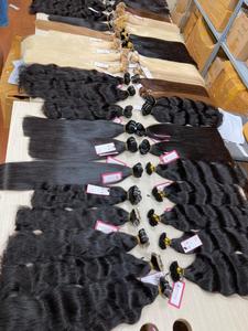 Mechones de pelo Natural sin enredos, cabello lacio/ondulado/rizado vietnamita, doble estiramiento, vendedores de Malasia - Product Image 4