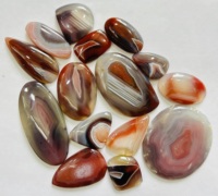 Bijoux Natura en pierres précieuses naturelles faits à la main en gros Agate de qualité AAA Merveilleuse pierre en vrac du Botswana Taille personnalisée