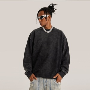 Nuevas Sudaderas con Capucha Unisex de Invierno, Estilo Streetwear, Lavado Ácido, Corte Regular, Alta Calidad, Tejido Grueso, 100% Algodón Felpa - Product Image 3