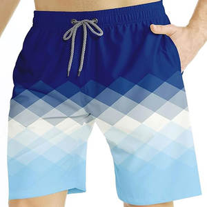 OEM Custom <b>Men's</b> Gym <b>Shorts</b> 100% Cotton Canvas Quick Dry Casual Zipper Pockets Plus Size <b>Knee</b> <b>Length</b> Drawstring Polyester - Product Image 1