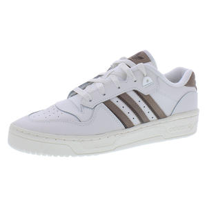 Zapatos Adidas Rivalry Low para Hombre, Color: Blanco Núcleo/Marrón Pizarrón/Blanco Roto, 100% Auténticos - Product Image 1