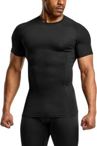 New 2025 Compression Customize Logo Quick Dry Running Fitness Elastic Short Sleeve Gym <b>Rash</b> <b>Guard</b> for <b>Men</b> T-shirt Amano Sports - Product Image 3