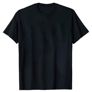T-shirt à col rond en coton 100% personnalisé Crew Fitness, de haute qualité, imprimé fin, vierge pour votre logo de marque, t-shirt décontracté pour homme - Product Image 5