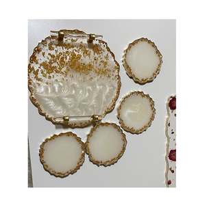 Wholesale Supplier Resin Serving <b>Tray</b> for Housewarming Gifts for Fruit Storage <b>Tray</b> and <b>Candle</b> Cake Tools Handicrafts - Product Image 6