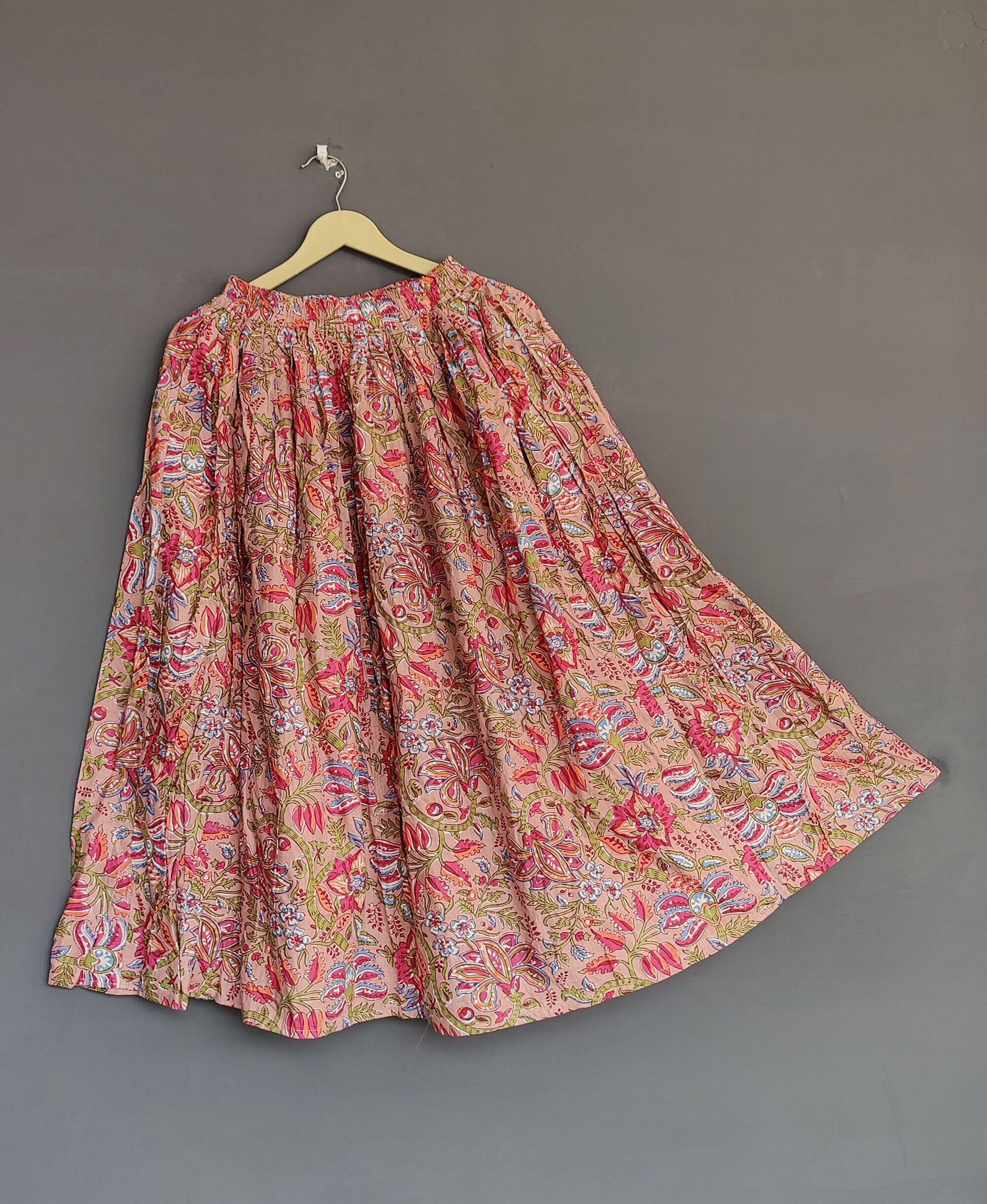 Best Selling Indian Navratri Cotton Long Skirts Diverse Stylish