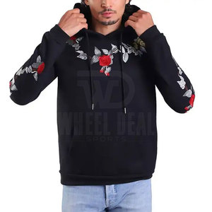 เสื้อฮู้ดสำหรับผู้ชายเสื้อฮู้ดปักลายทำจากวัสดุทนทาน - Product Image 1