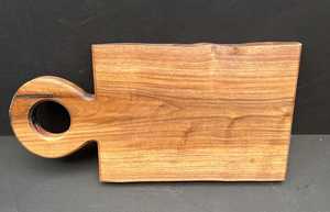 Planche à fromage en bois authentique avec couteau en acier inoxydable, naturelle et élégante - Product Image 5