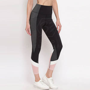 Fabricación profesional Mallas de mujer personalizadas Cintura media Alta calidad Secado rápido Ecológico Spandex/Poliéster Último diseño - Product Image 2