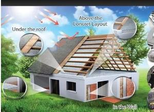 Material de aislamiento de lámina de doble burbuja de aluminio Industrial más vendido 97% reflectividad certificado Energy Star para techo - Product Image 6