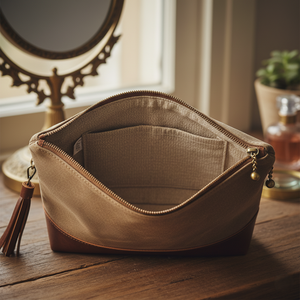 Vente en gros de trousse de toilette en cuir pur Trousse de rasage pour hommes Organisateur en cuir vintage Trousse de toilette pour hommes pour voyageurs - Product Image 4