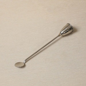 Cuchara de barra de metal trenzado de calidad superior con disco plano Ideal para cócteles en capas y estilo de presentación de bar - Product Image 1