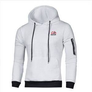 เสื้อสเวตเตอร์มีฮู้ดของผู้ชายเสื้อสเวตเตอร์มีซิปด้านข้างทรงพอดีตัวใหม่2026คุณภาพพรีเมี่ยม - Product Image 2