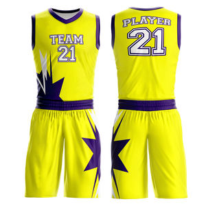 Uniforme de basket-ball personnalisé léger Dernier maillot de basket-ball Uniforme de basket-ball simple et confortable - Product Image 6