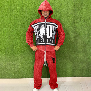 Casual Wear Men Washed Solid 2 1 Tracksuit Printed 100% Cotton Windproof Breathable Eco-Friendly Autumn Use Your Own Logo Cheap - Product Image 1