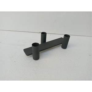 Factory Direct Modern Iron Candle Holder | Matte <b>Black</b> Powder Coated Metal <b>Candelabra</b> Decorative Candle Stand for Hotel & Events - Product Image 1