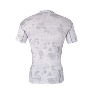 Unisexe imprimé sur mesure pour tissu Rash Guard Half Full Sleeve MMA Wear for Sports Fitness BJJ Short Sleeveguard - Product Image 3