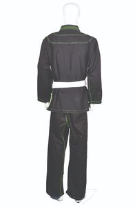 100% algodón BJJ Gis Karate Bjj Gis Kimono mejor precio al por mayor niños Karate Bjj Gis en logotipo personalizado brasileño azul Jiu Jitsu - Product Image 5
