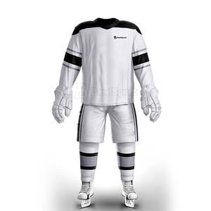 Uniforme de hockey sobre hielo de color personalizado de poliéster 100% de alta calidad, conjunto en línea, ropa de equipo, servicio OEM disponible - Product Image 1