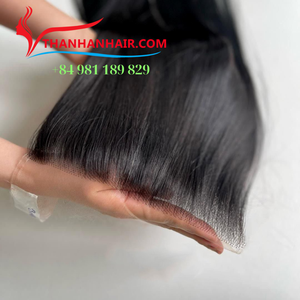 Swiss HD encaje transparente encaje Frontal pelo pequeños nudos venta al por mayor todos los tamaños recto ondulado frente pelucas extensiones de cabello - Product Image 2