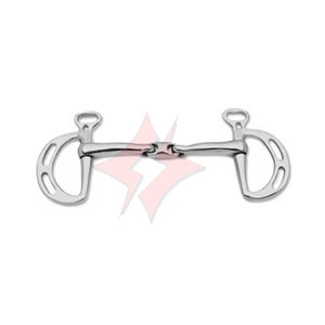 Bit à anneau en D universel en forme de D écologique personnalisé de haute qualité en acier inoxydable Western Dutch Gag Bit - Product Image 1