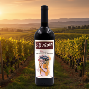 Sustainable Italian Organic Sangiovese Superiore DOC Red <b>Wine</b> 750ml-6 Bottles Per Box - Product Image 3