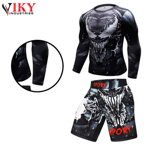 Rashguard de BJJ, Traje Deportivo de Compresión para Entrenamiento de Boxeo y Fitness, Buena Venta, Trajes de Muay Thai, Jiu-Jitsu y MMA de Viky Industries - Product Image 6
